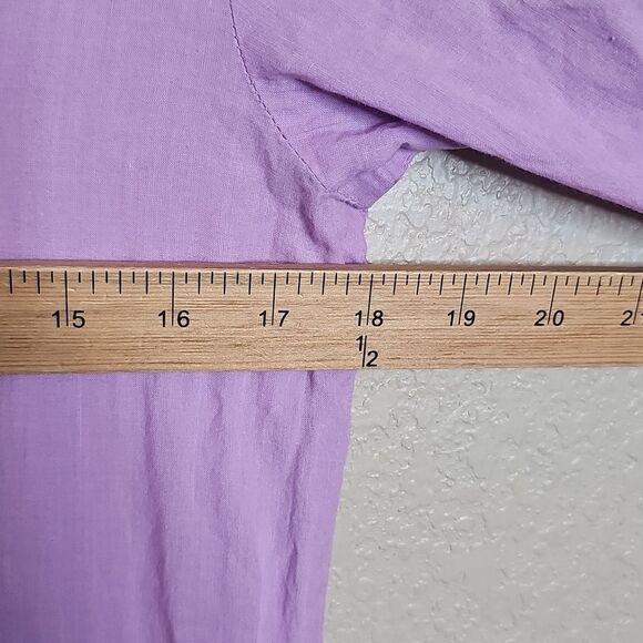 Embroidered Lavender Maxi Dress - Picture 9 of 10